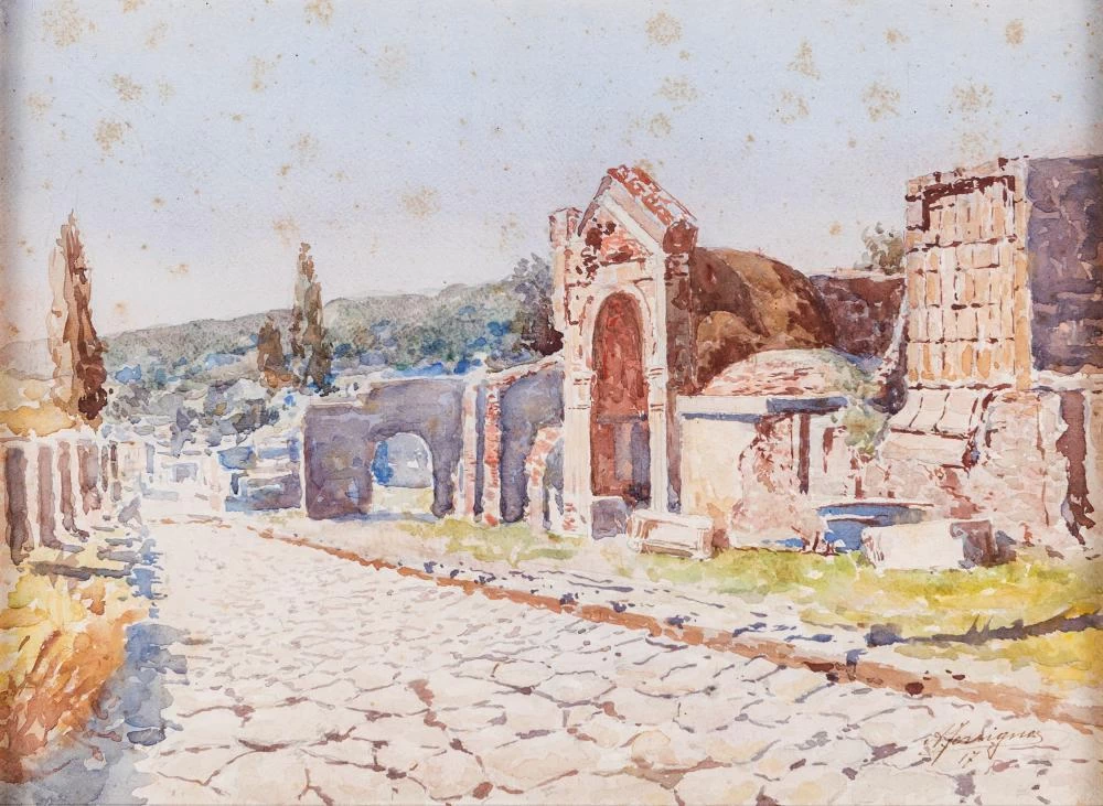 Veduta di Pompei 7